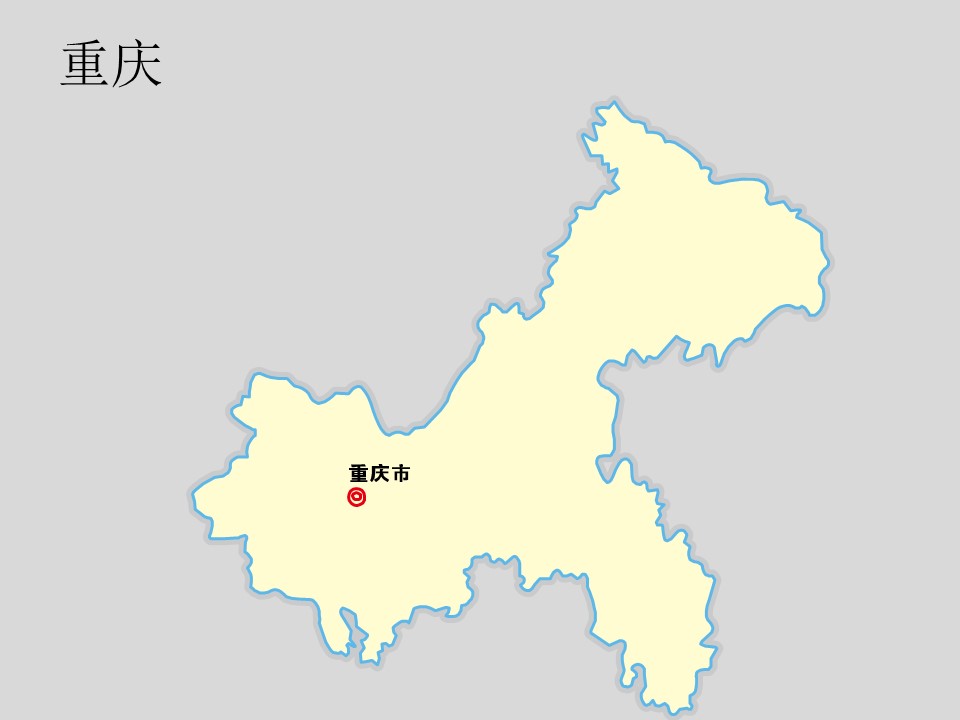 中国各省市地图轮廓矢量图