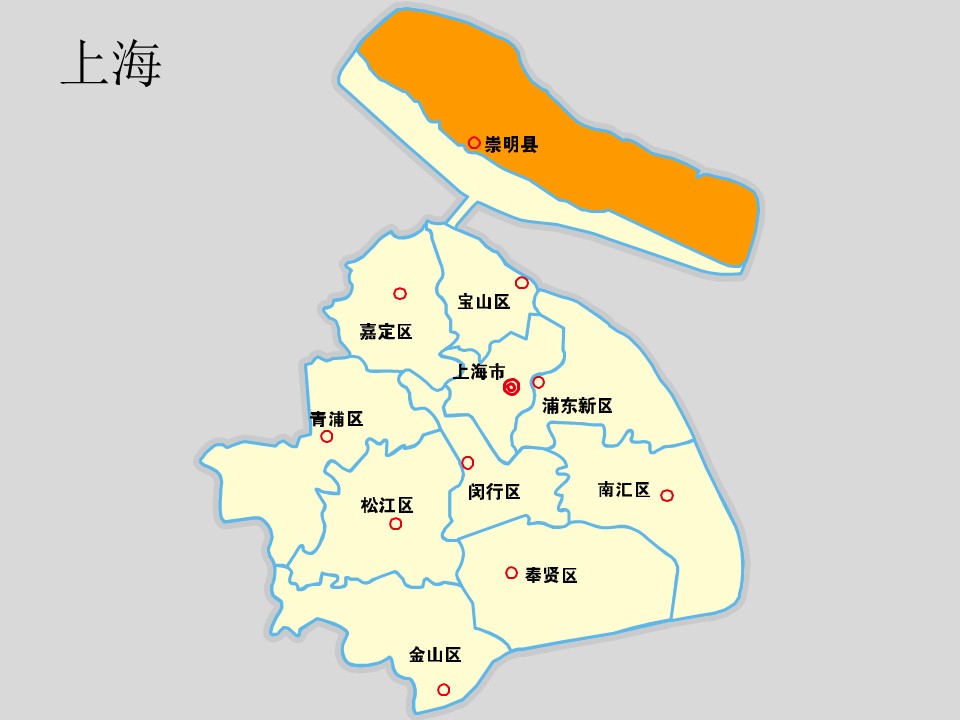 中国各省市地图轮廓矢量图