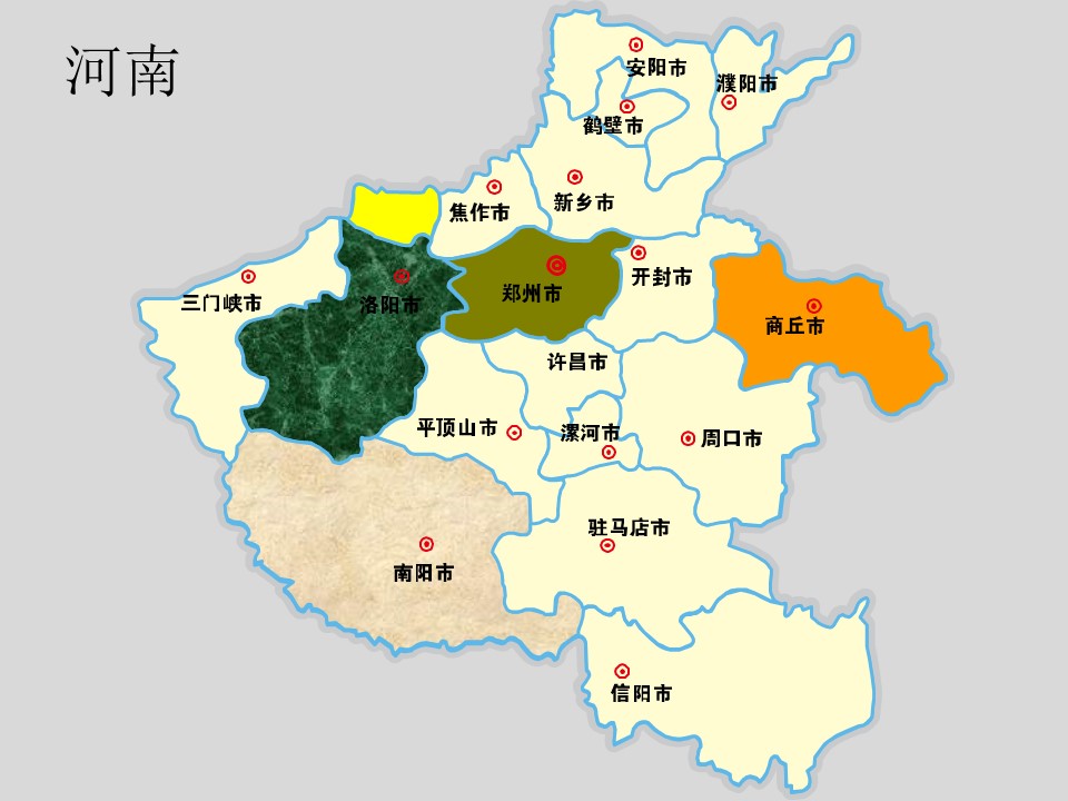 中国各省市地图轮廓矢量图