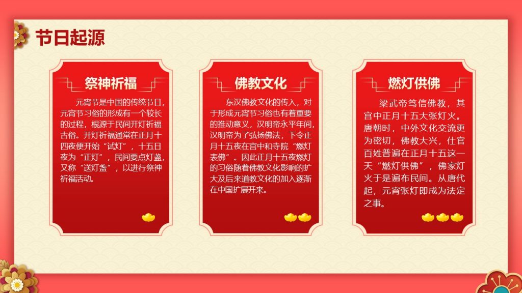 红色喜庆风兔年新年主题PPT模板