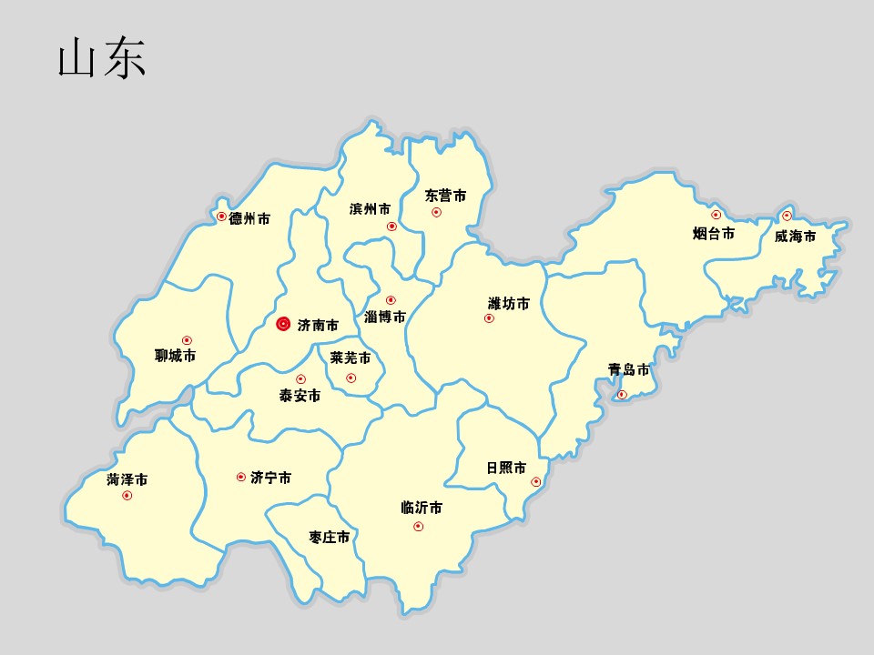中国各省市地图轮廓矢量图