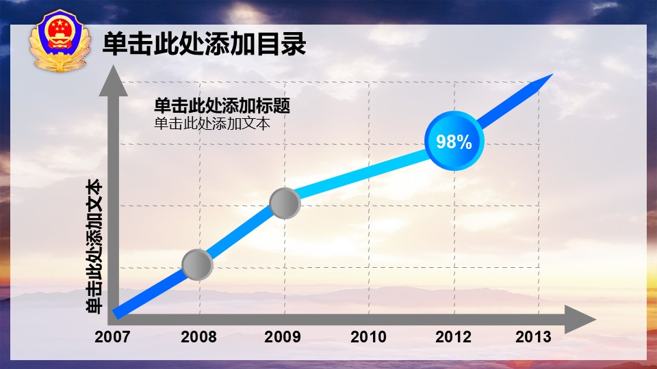 公安警察机关报告PPT模板