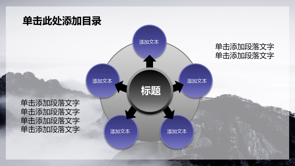 公安警察机关报告幻灯片模板