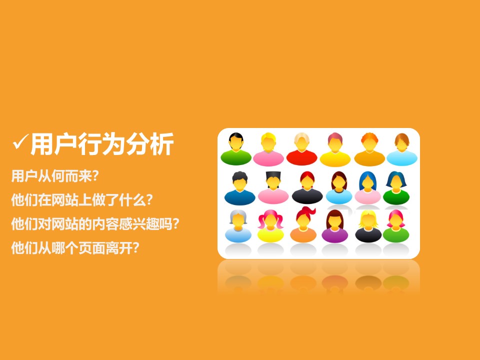网站分析报告PPT模板