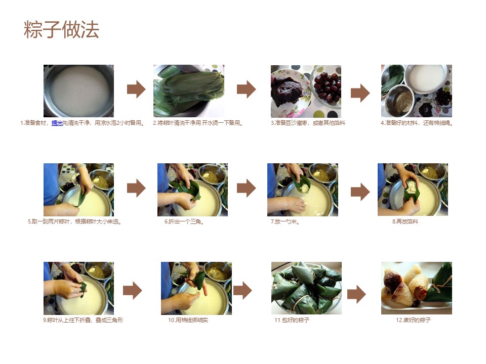 粽子背景端午节主题PPT模板