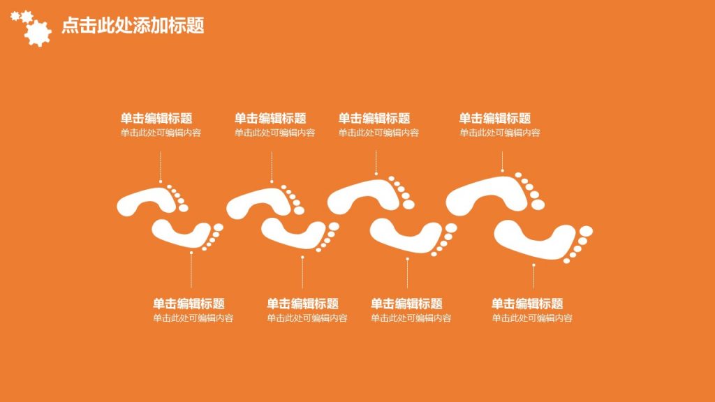 橙色调通用型管理汇报PPT模板