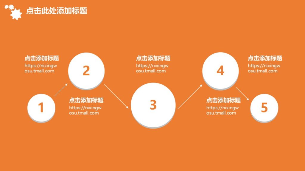 橙色调通用型管理汇报PPT模板