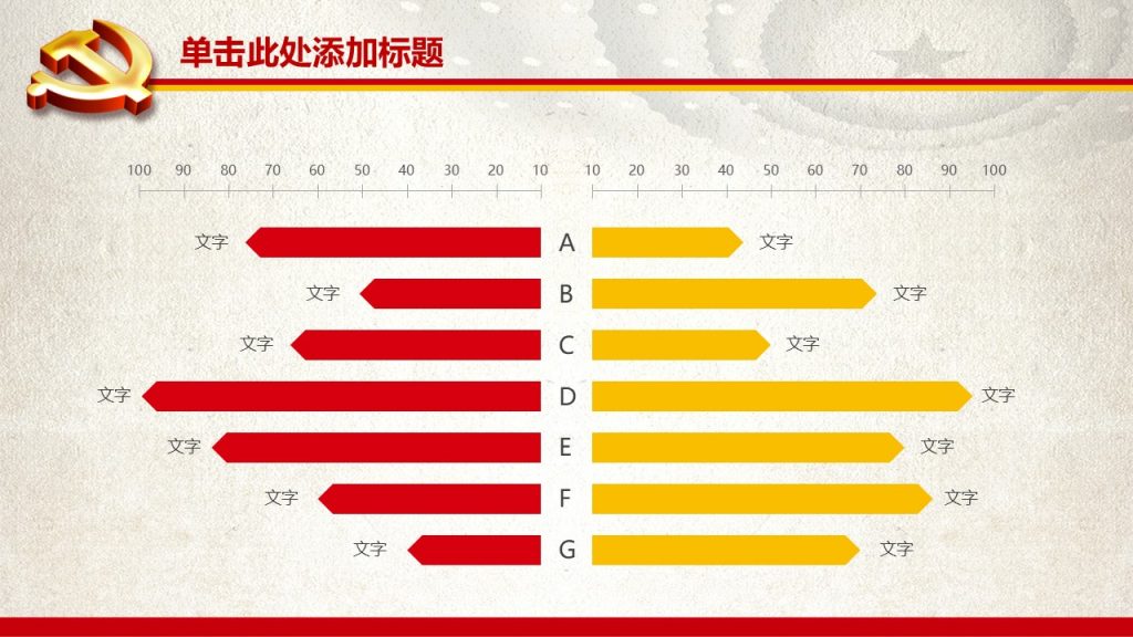 党政机关工作汇报ppt模板