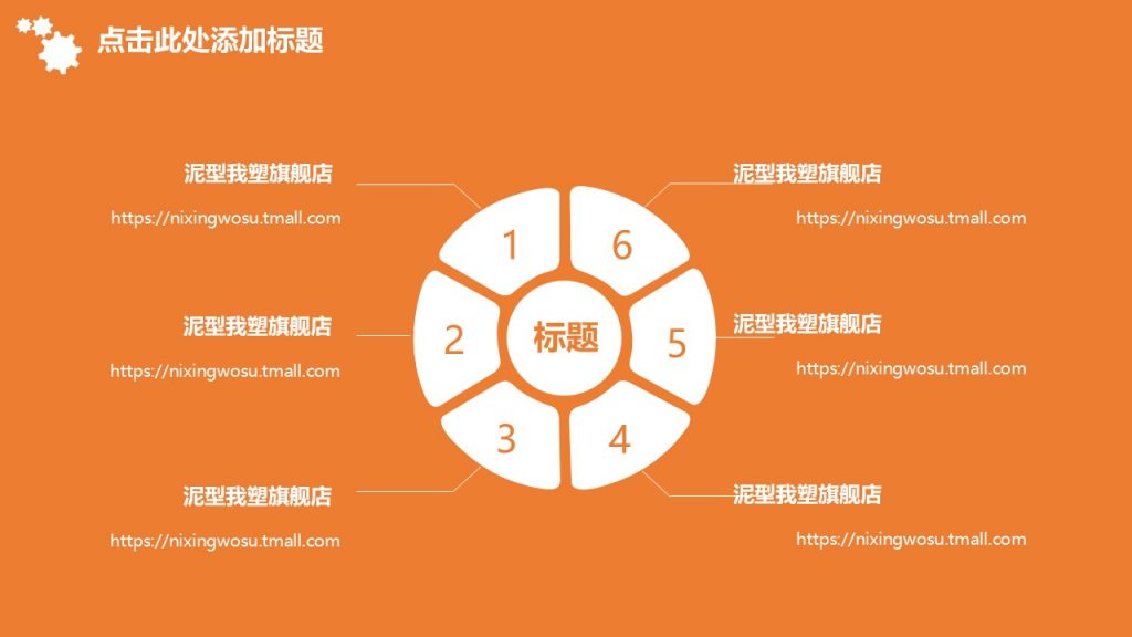 橙色调通用型管理汇报PPT模板