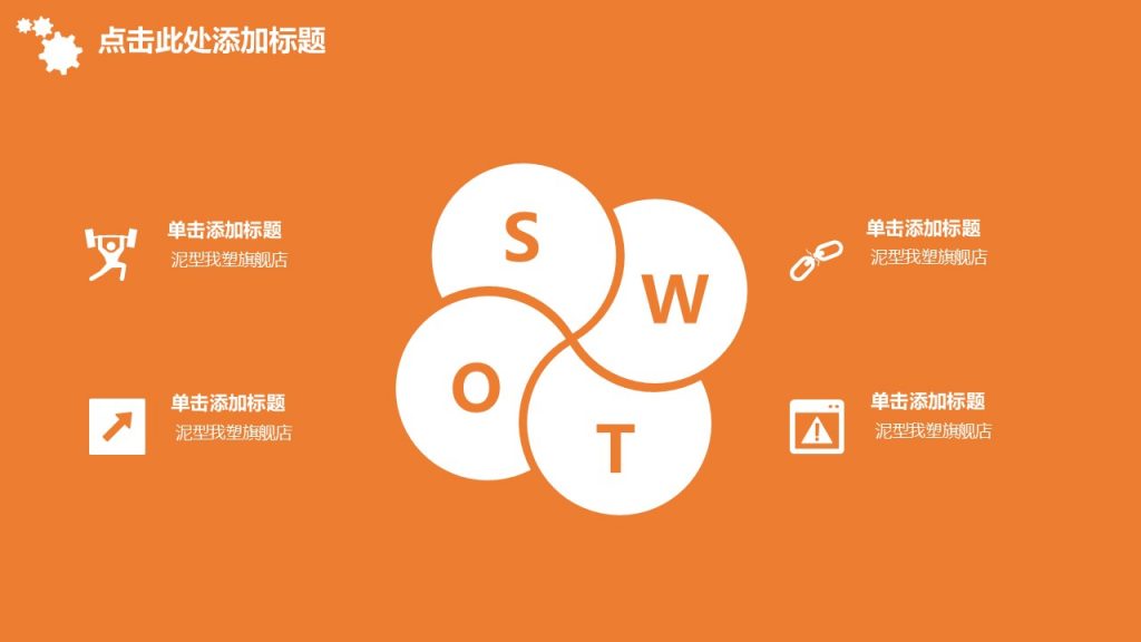 橙色调通用型管理汇报PPT模板