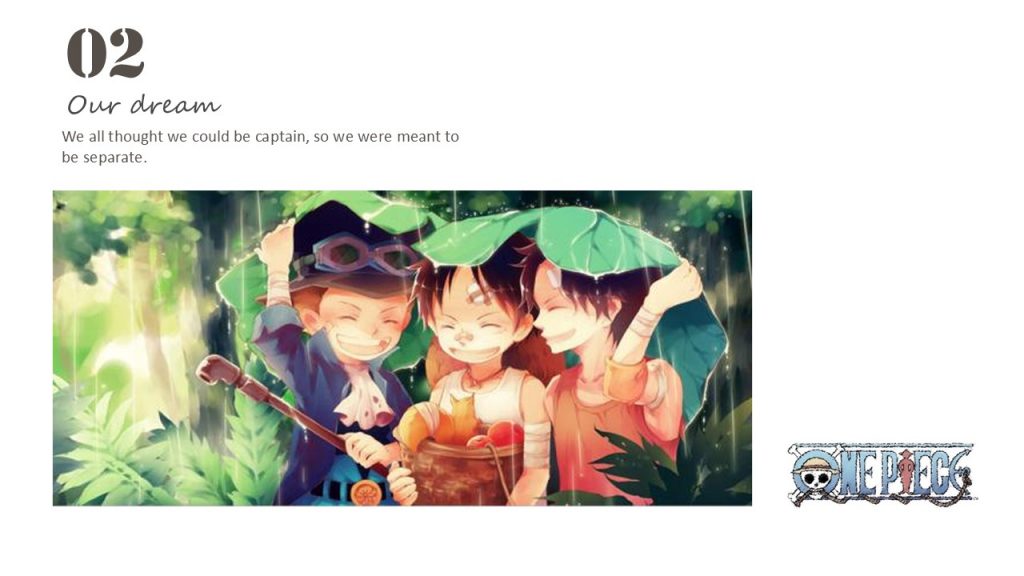 手绘海贼王动漫卡通游戏PPT模板