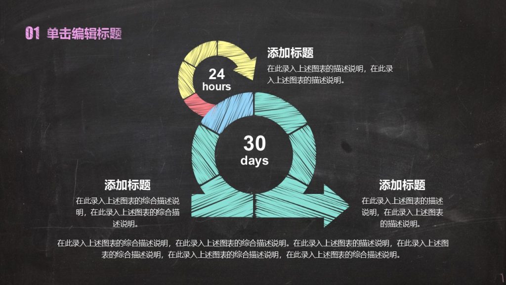 手绘毕业论文答辩PPT模板