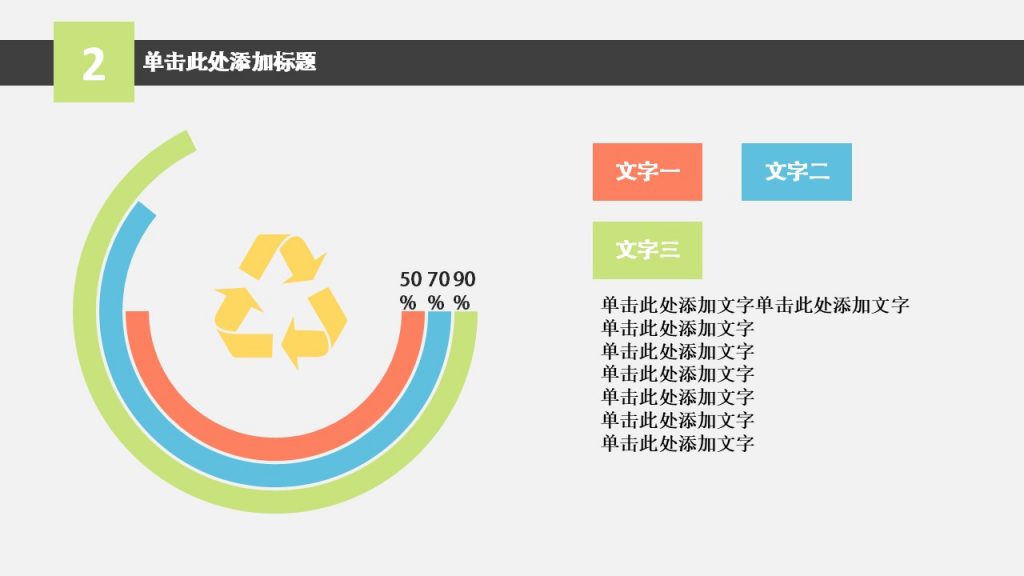 创意清新风格工作汇报模板