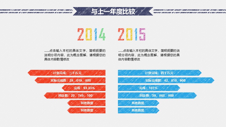 彩绘风格多彩色调高级质感PPT模板