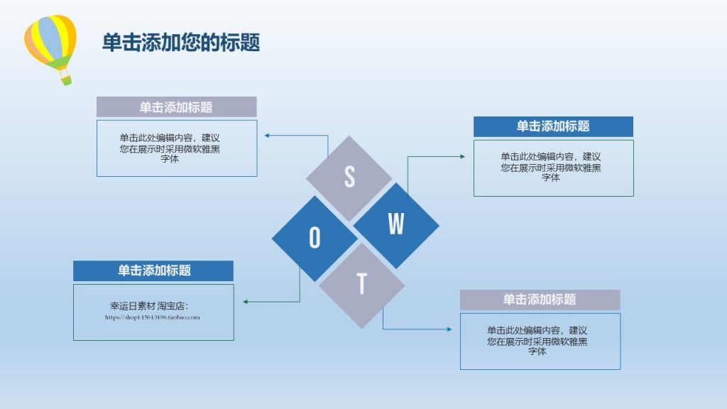 手绘答辩小清新动态模板