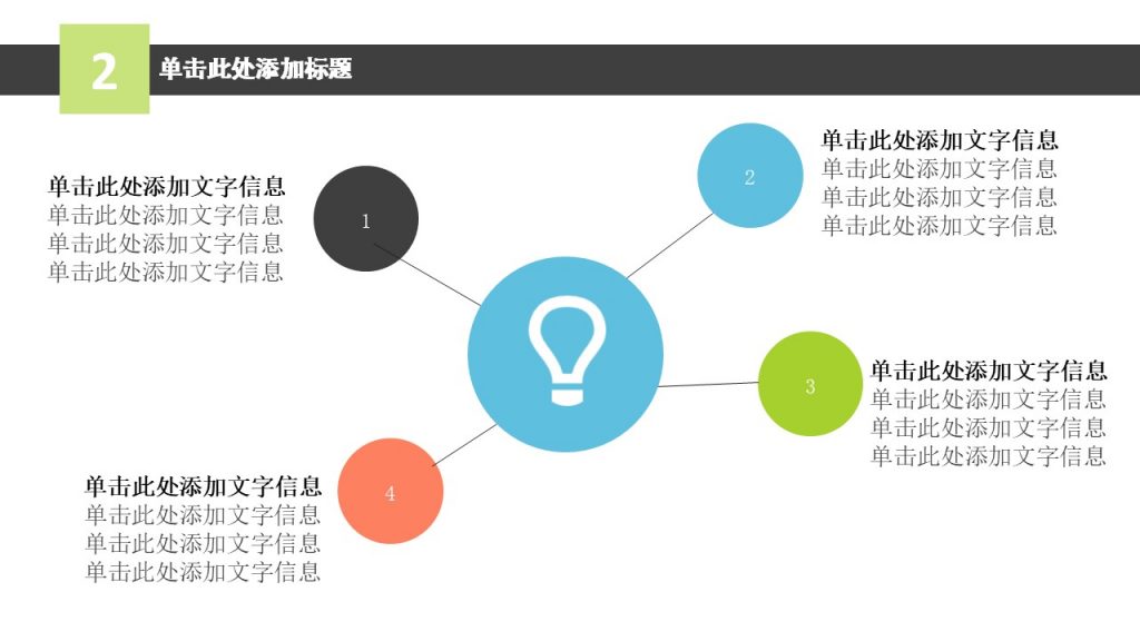 创意清新风格工作汇报模板